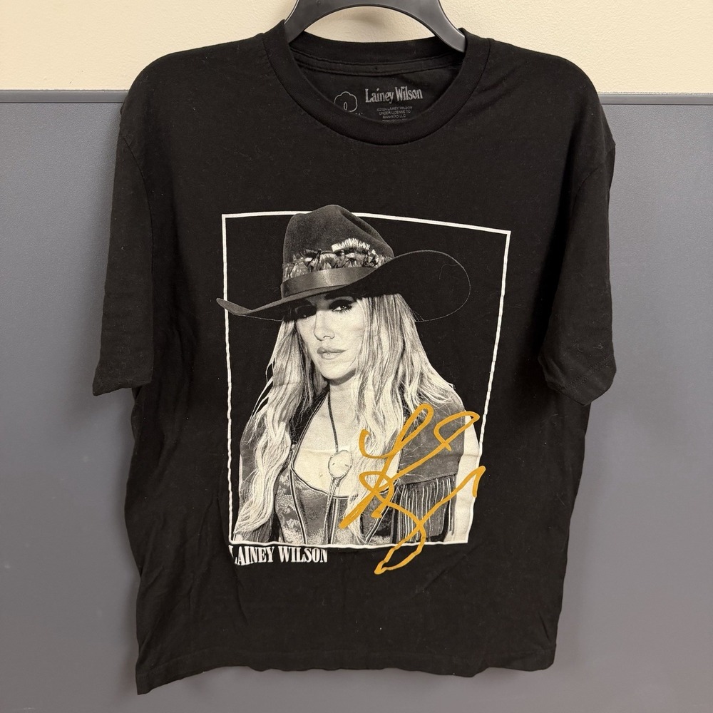 Lainey Wilson Black Tshirt Adult Large Graphics Cotton Cowboy Core Country Music